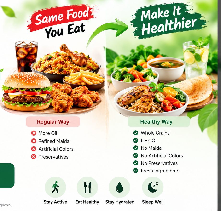 Healthy lifestyle with nutritious food and an active lifestyle